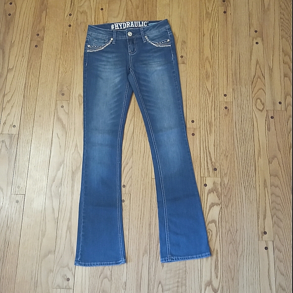 HYDRAULIC BAILEY LOW RISE SLIM BOOT CUT JEANS 5/6